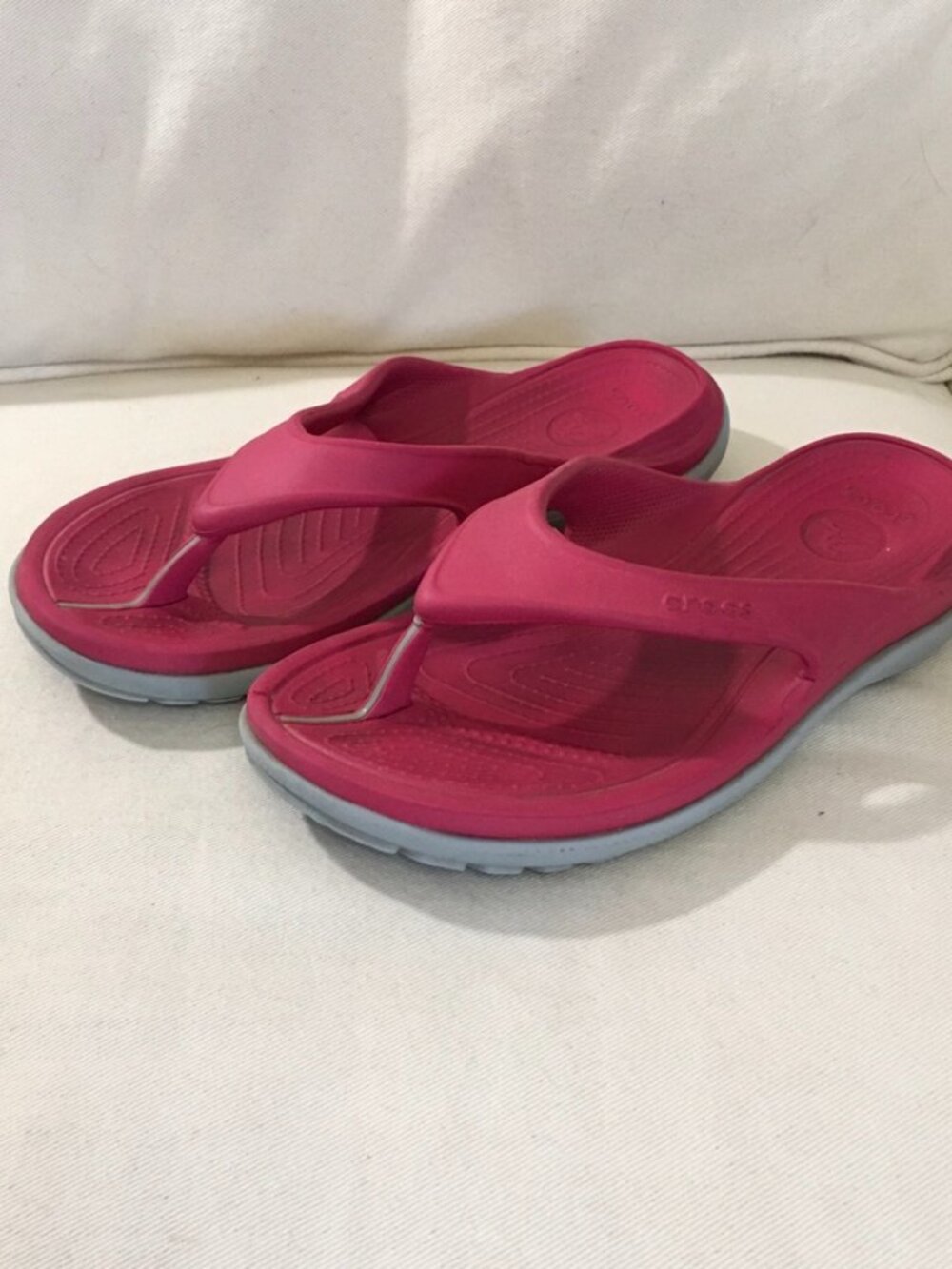 Crocs Bayaband Pink Flip Flops